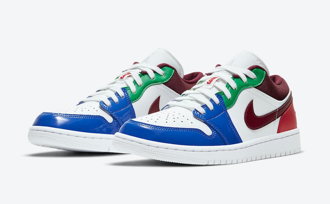 Air Jordan 1 Low ‘Multi-Color’ Releasing with Patent Leather