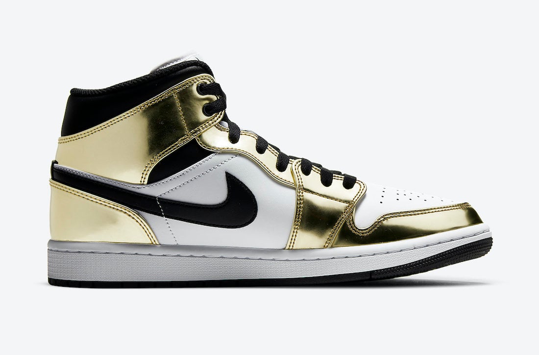 Air Jordan 1 Mid Metallic Gold DC1419-700 Release Info Price