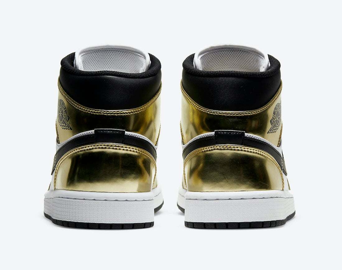 Air Jordan 1 Mid Metallic Gold DC1419-700 Release Info Price