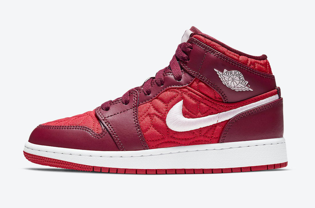 Air Jordan 1 Mid Red Quilt AV5174-600 Release Date Info