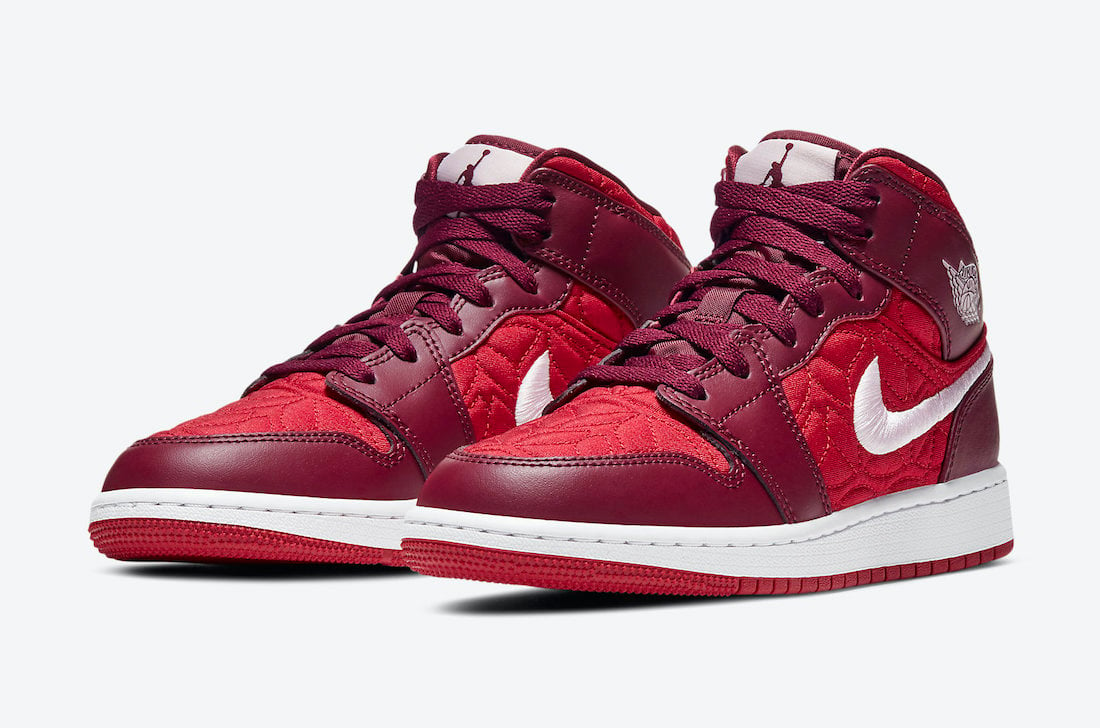 Air Jordan 1 Mid ‘Red Quilt’ Coming Soon