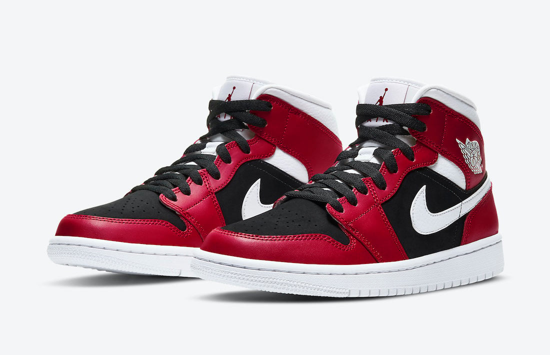 Air Jordan 1 Mid Red White Black BQ6472-601 Release Date Info