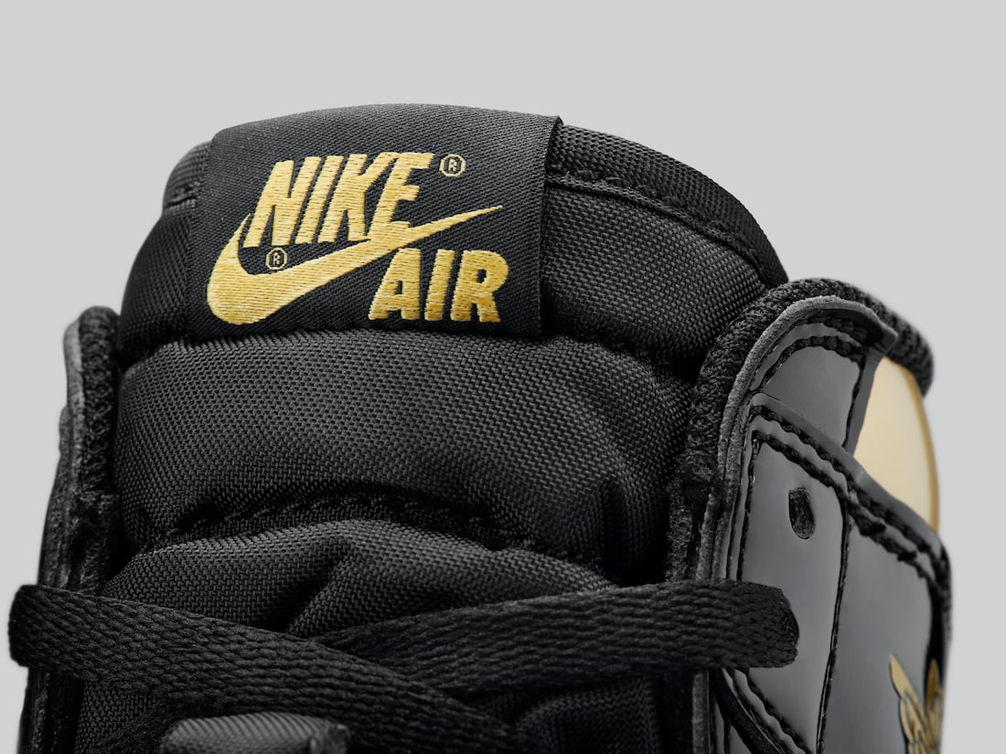 Air Jordan 1 Retro High OG Black Gold 555088-032 Release Info