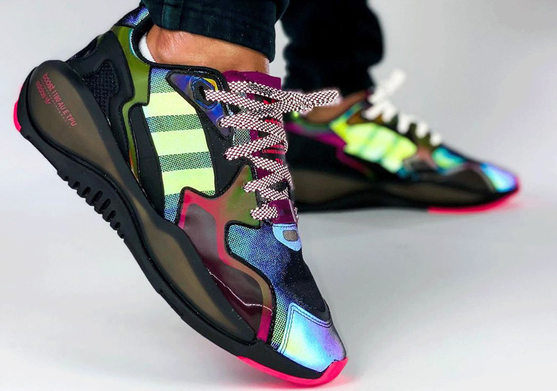 atmos x adidas ZX 1180 Boost Features Iridescent Reflective Accents