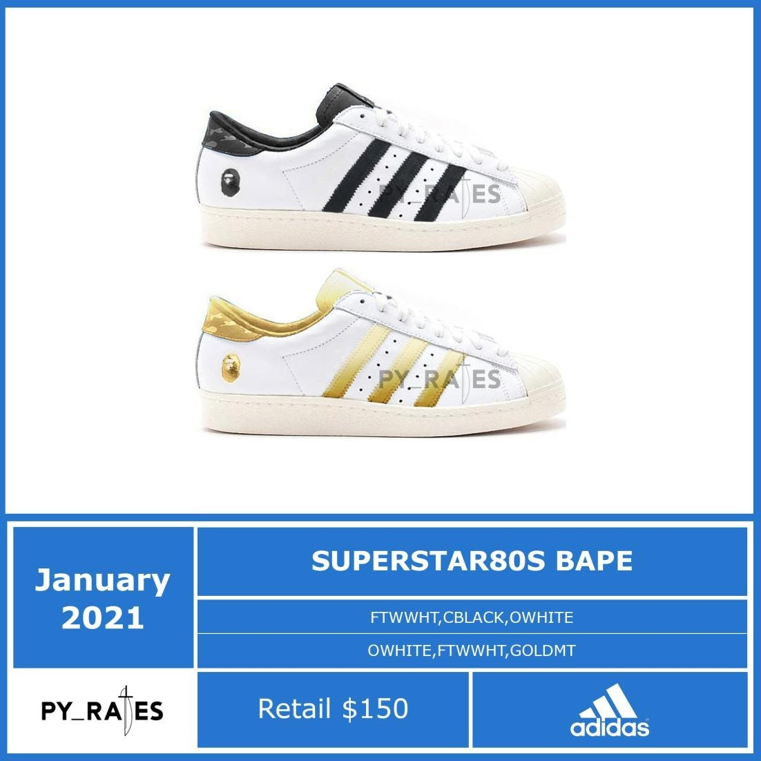 Bape adidas Superstar 80s Release Date Info Bape adidas Superstar 80s Release Date Info