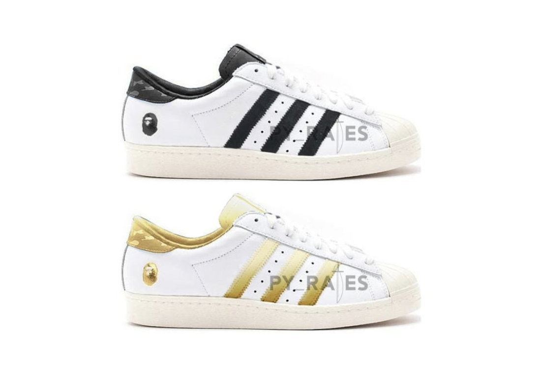 Bape x adidas Superstar 80s Releasing in Two Colorways During January 2021