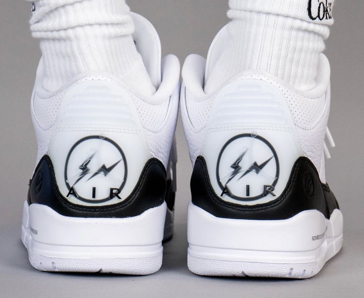Fragment x Air Jordan 3 DA3595-100 On Feet Release Date