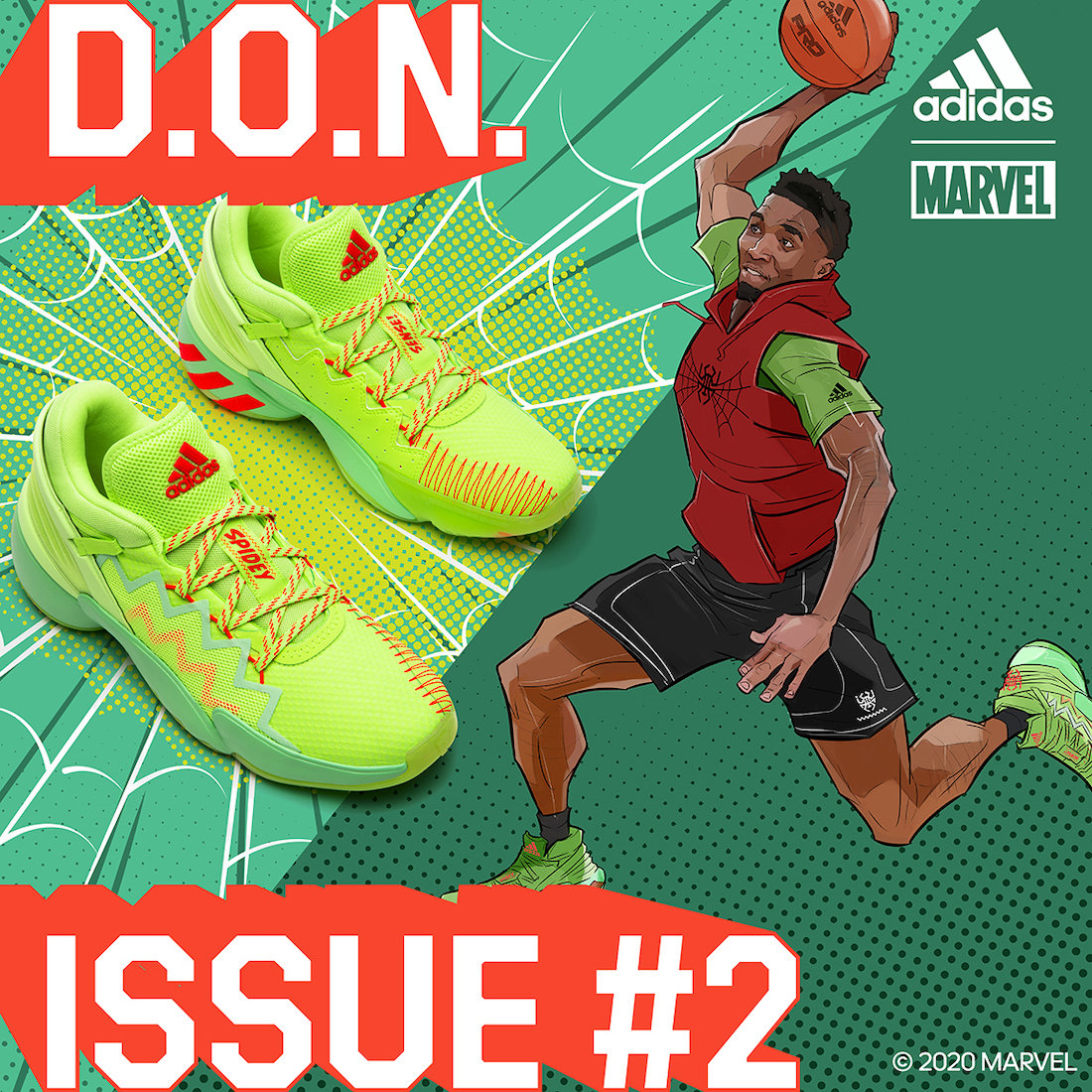 Marvel adidas DON Issue 2 Spidey-Sense Release Date Info