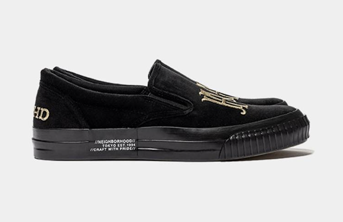 Neighborhood Slip On Black Release Date Info