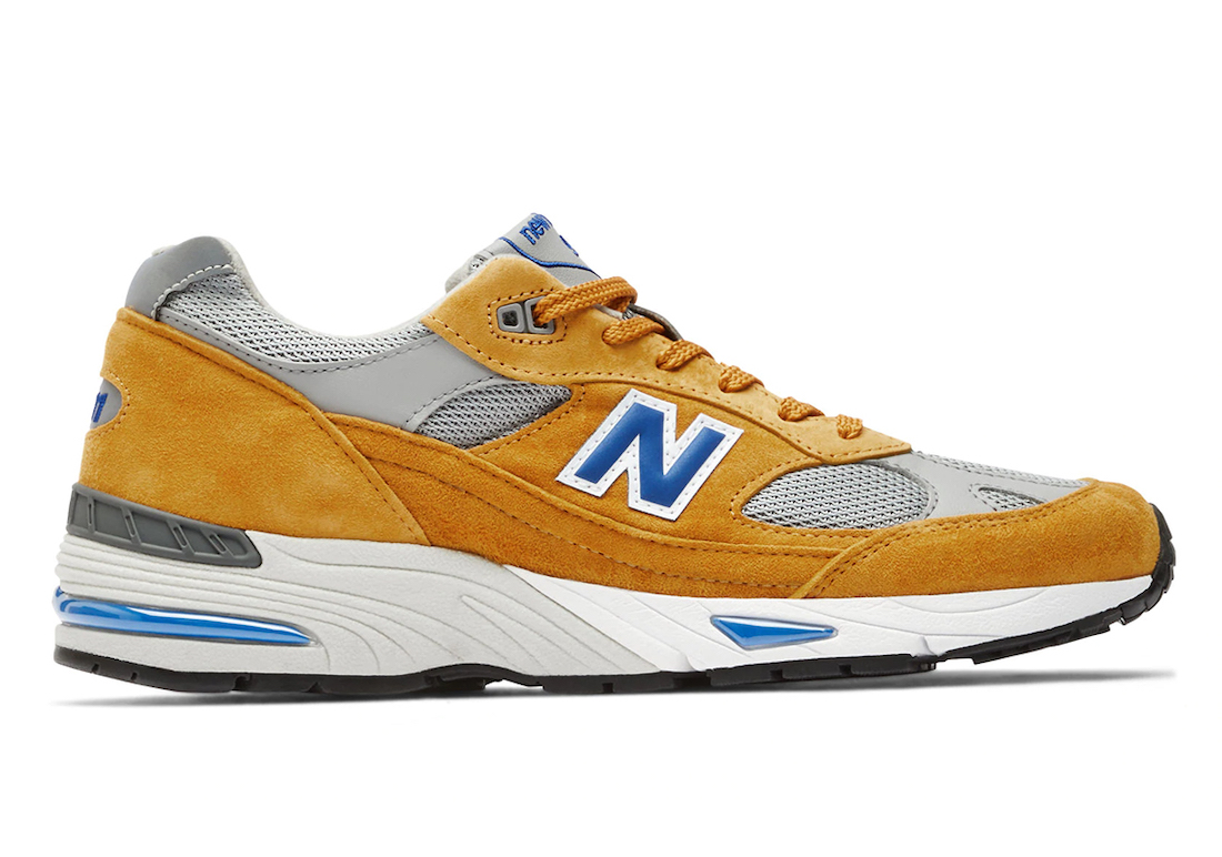 New Balance 991 Yellow Blue Release Date Info