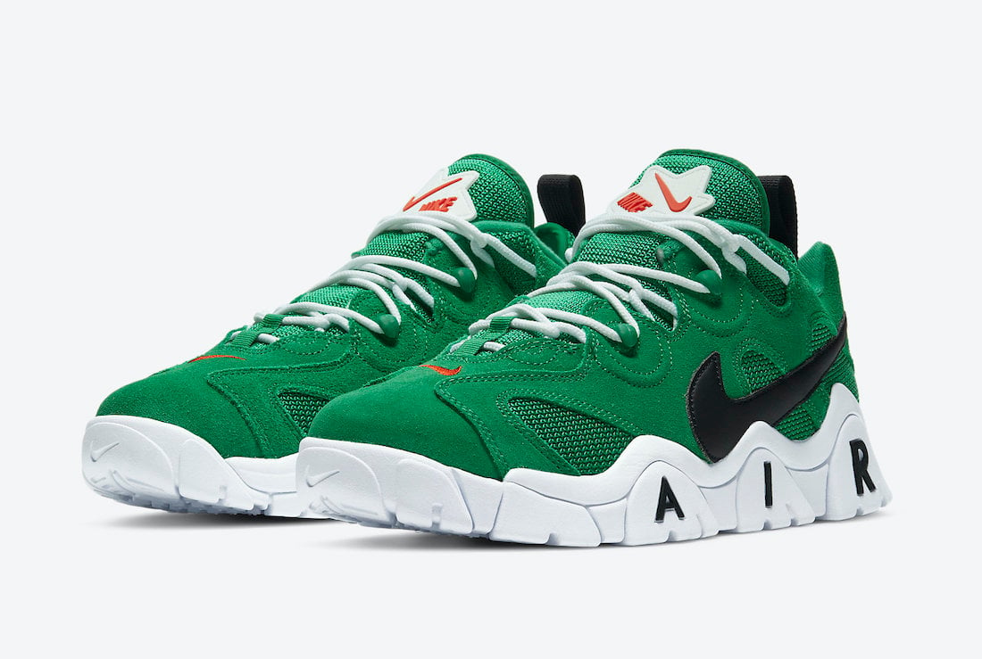 green nike air barrage