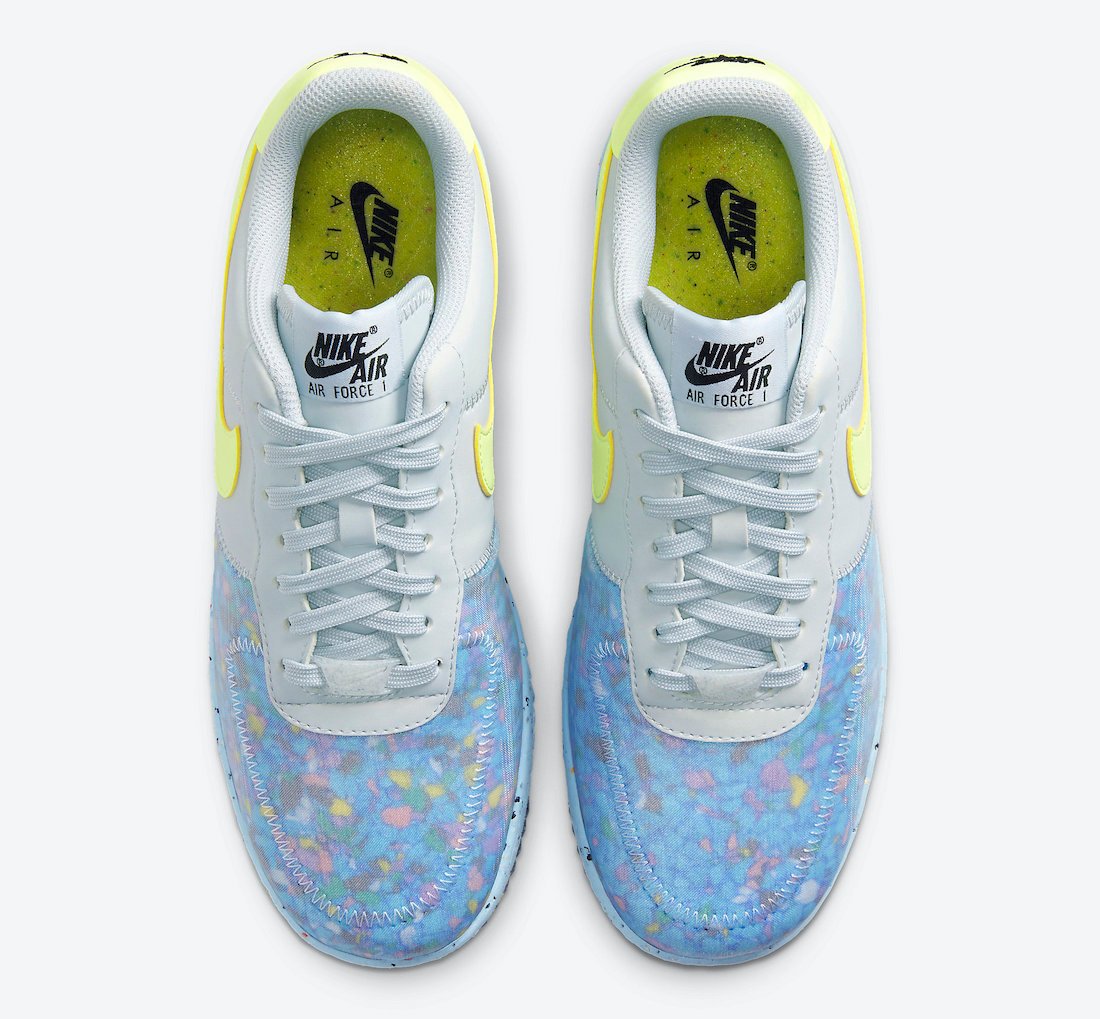 Nike Air Force 1 Crater Foam Pure Platinum Barely Volt White CT1986-001 Release Date Info