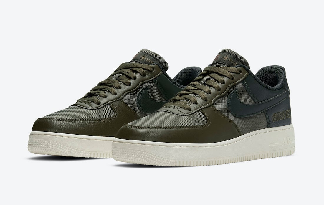 Nike Air Force 1 Gore-Tex Medium Olive CT2858-200 Release Date Info Nike Air Force 1 Gore-Tex Medium Olive CT2858-200 Release Date Info
