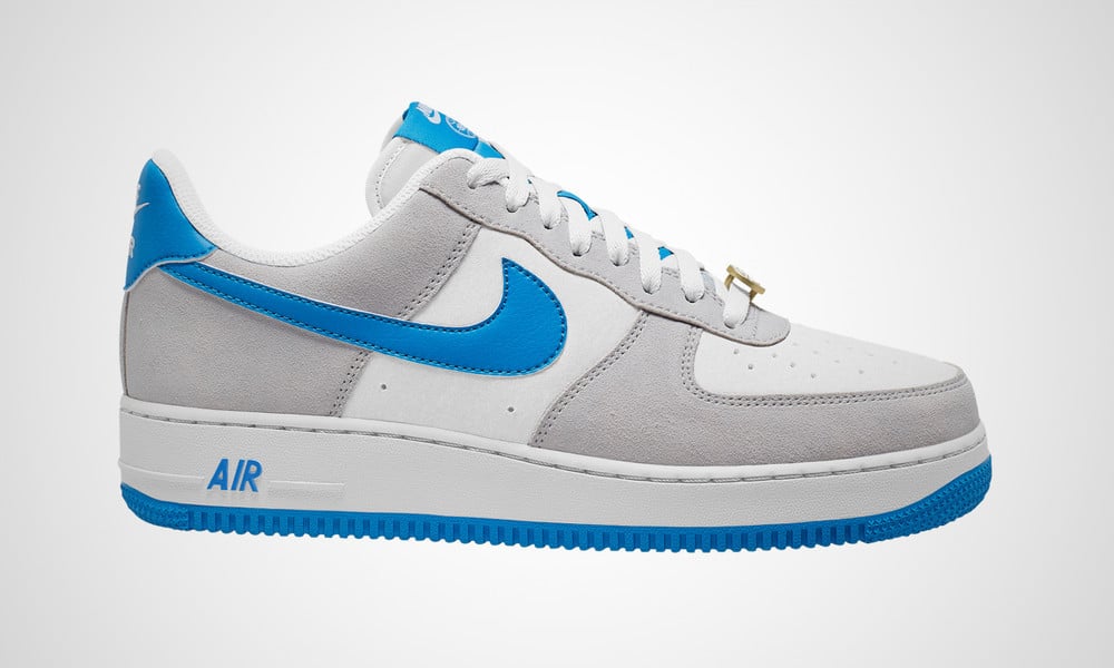 blue and grey air force 1