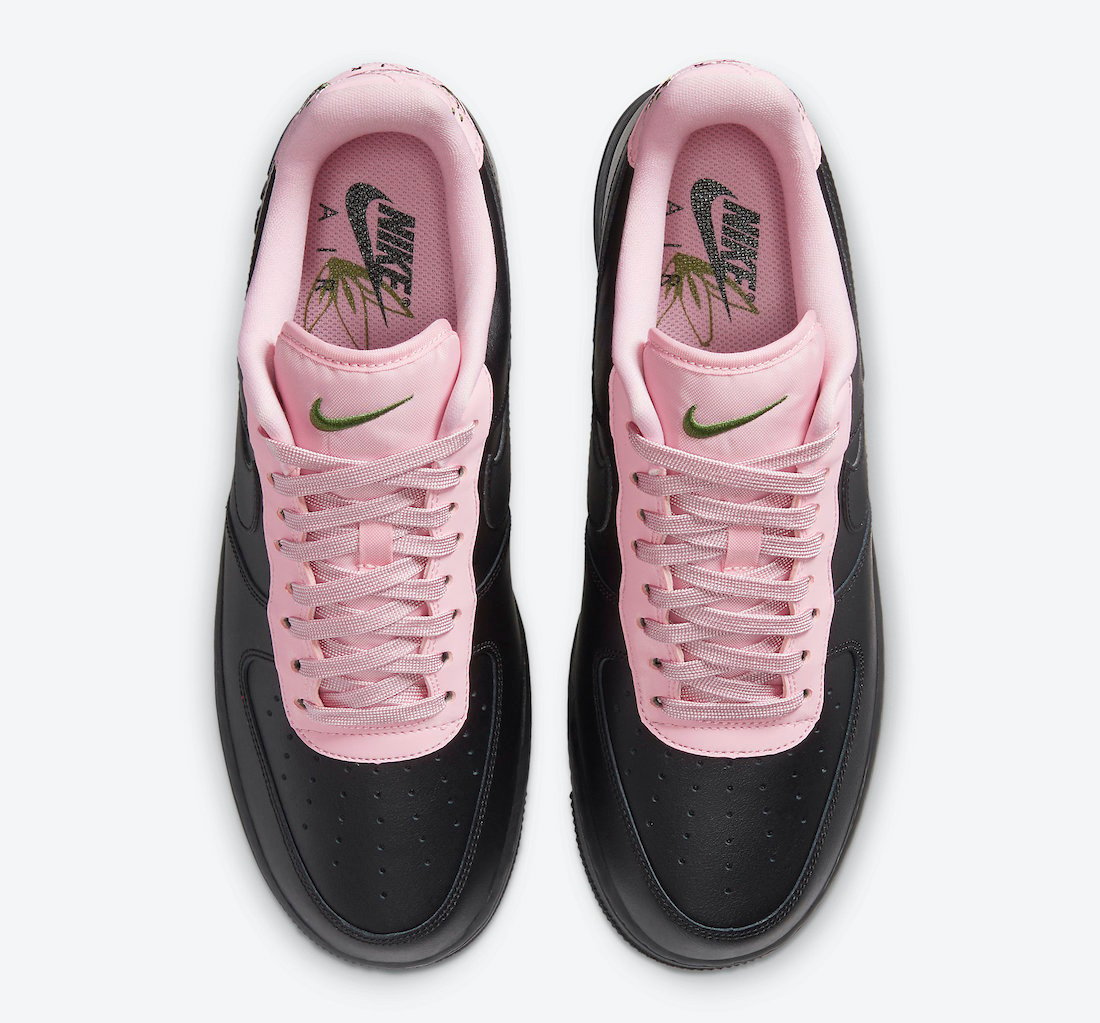 Nike Air Force 1 Low Black Pink CJ1629-001 Release Date Info