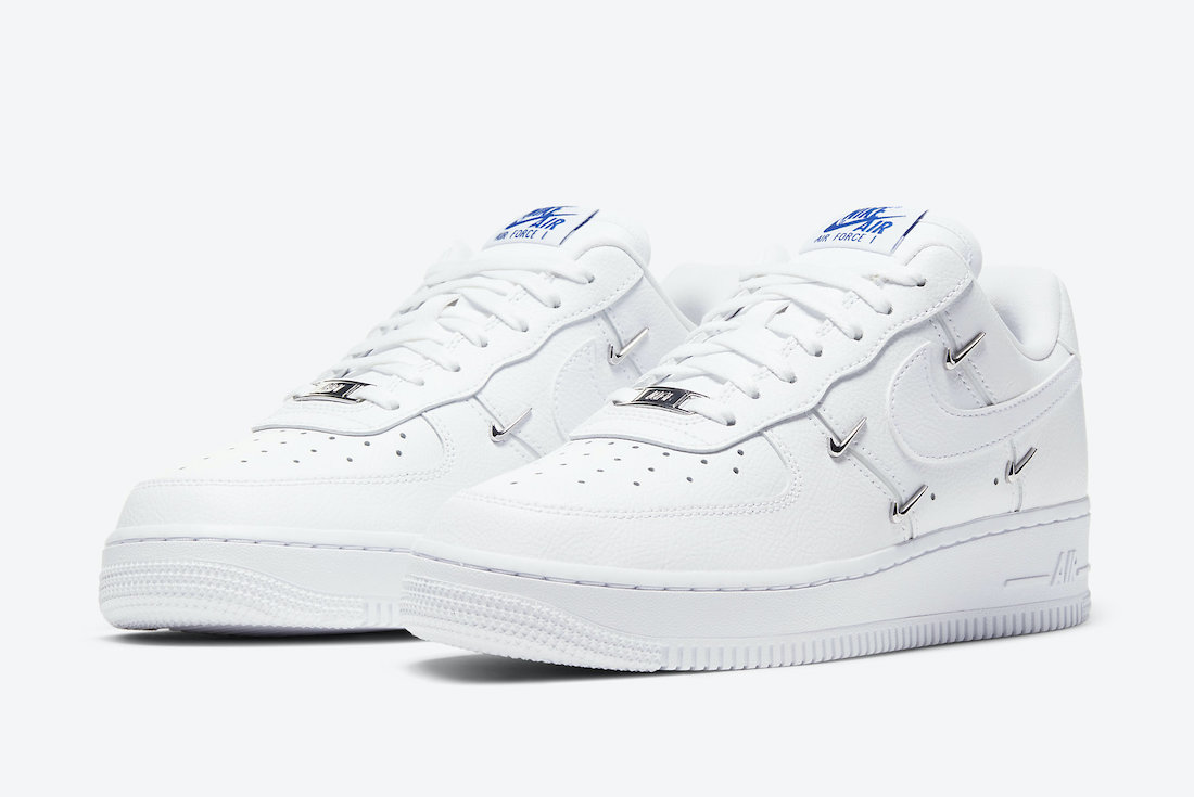 Nike Air Force 1 LX Chrome Swooshes 