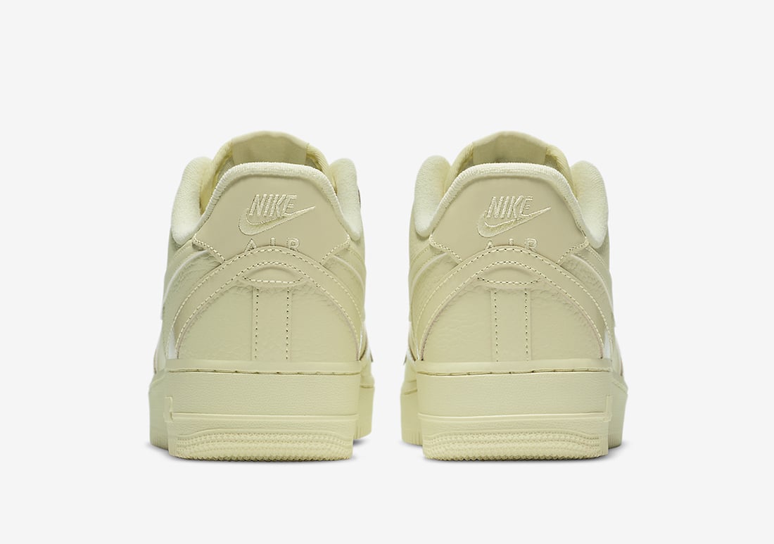 Nike Air Force 1 Misplaced Swoosh Pale Yellow CK7214-700 Release Date Info