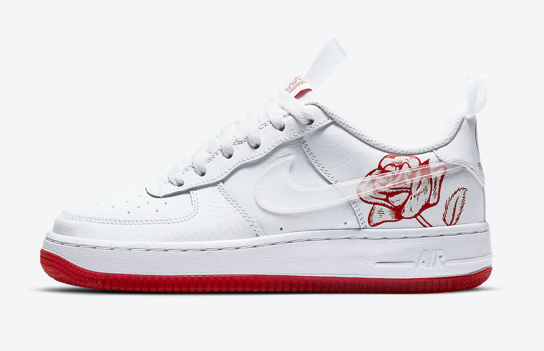 red and white air forces