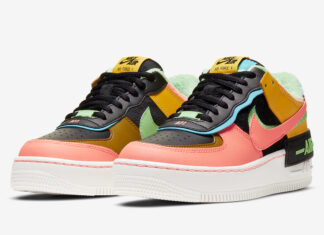 nike air force 1 shadow release with pastel shades