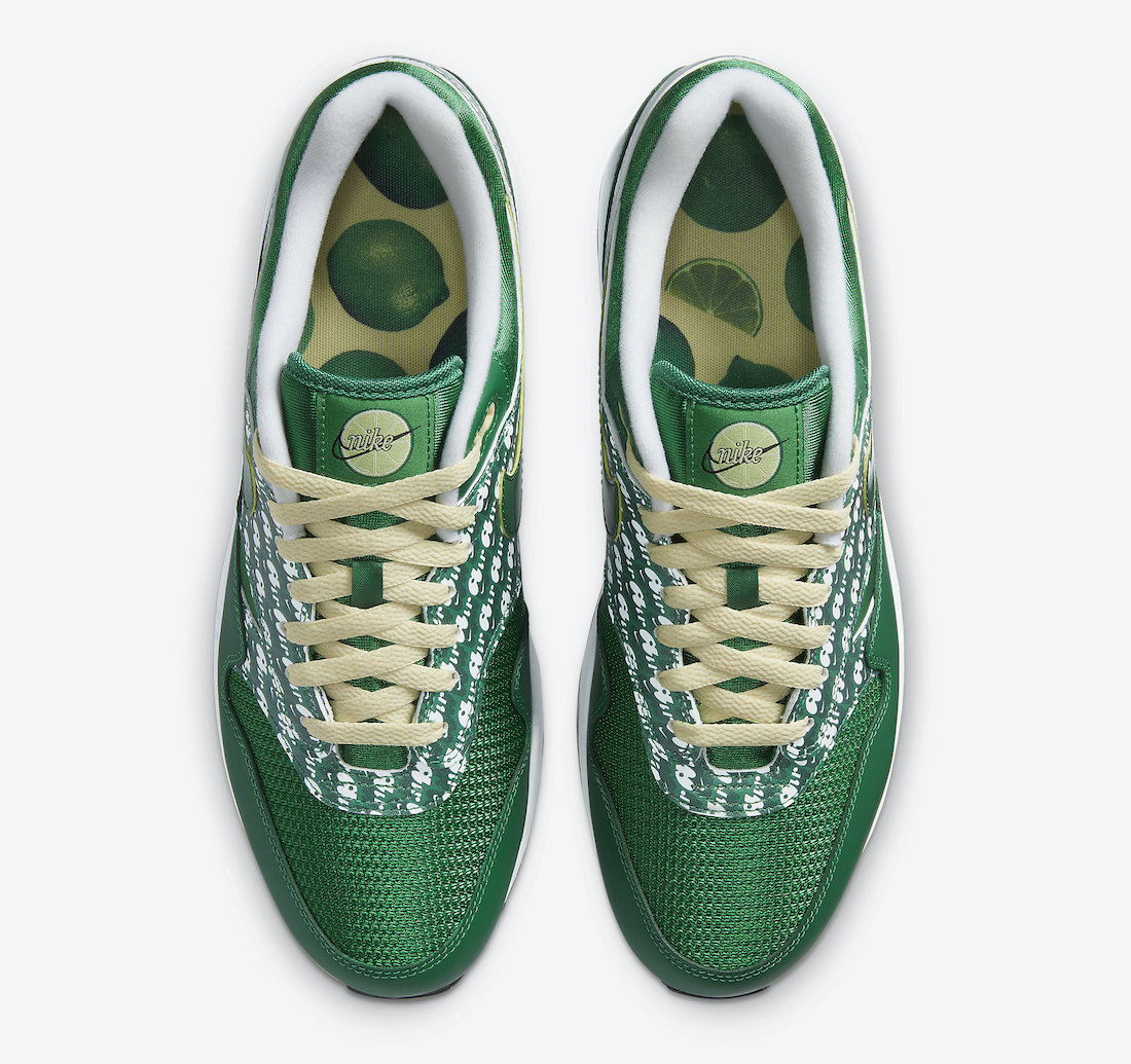 Nike Air Max 1 Powerwall Pine Green Lime CJ0609-300 Release Date