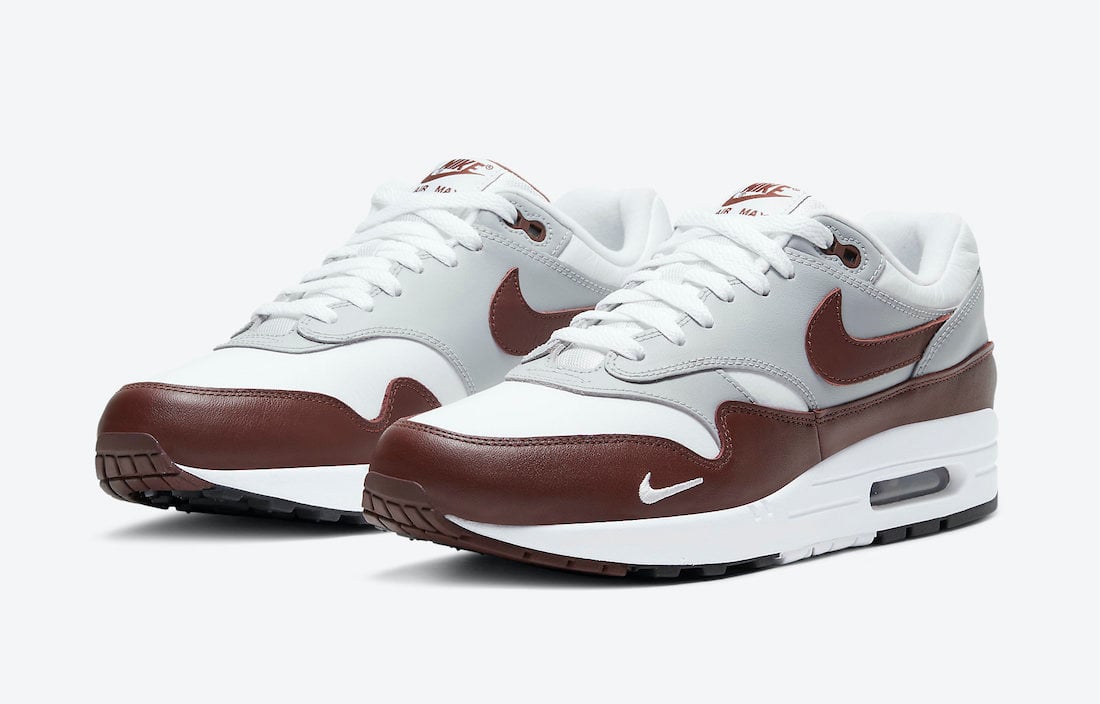 nike air max 1 leather grey