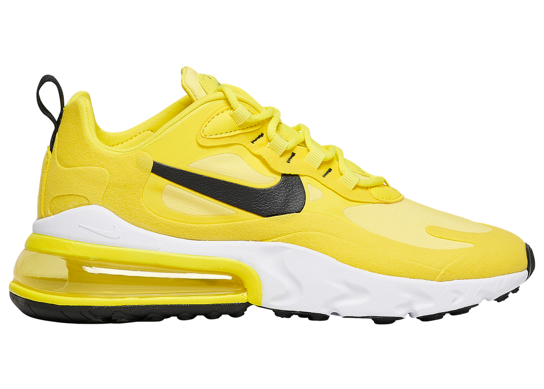 Nike Air Max 270 React Yellow Black 