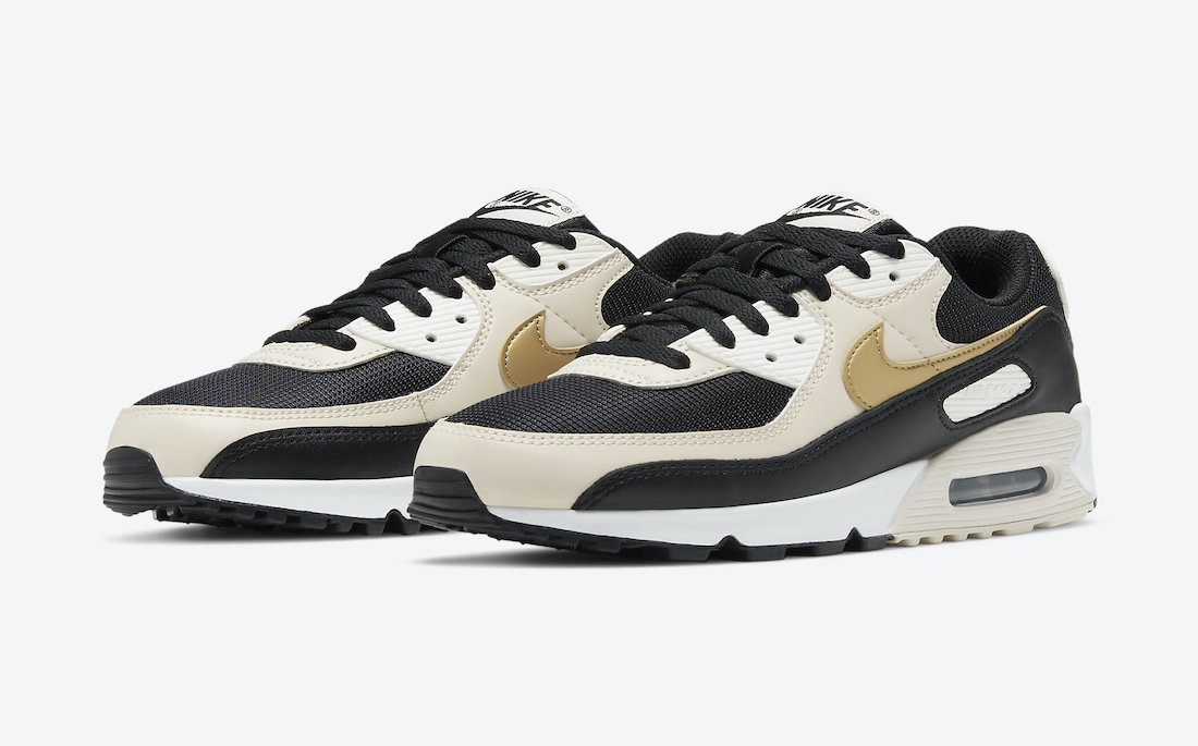 Nike Air Max 90 Black Metallic Gold DB9578-001 Release Date Info