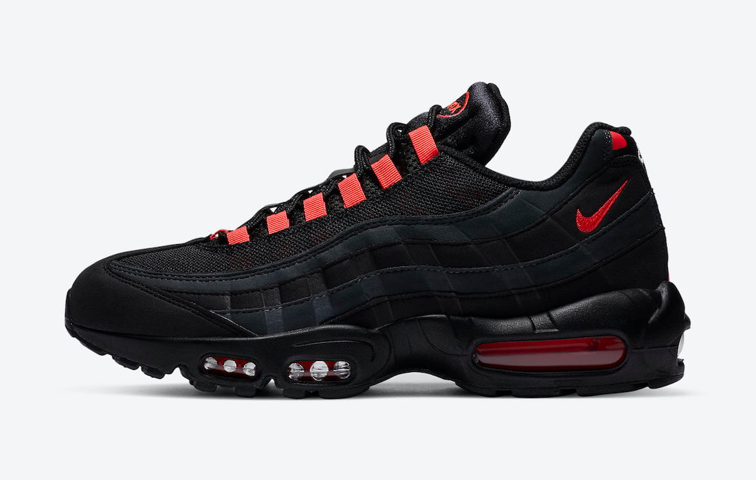 Nike Air Max 95 Black Laser Crimson DA1513-001 Release Date Info ...