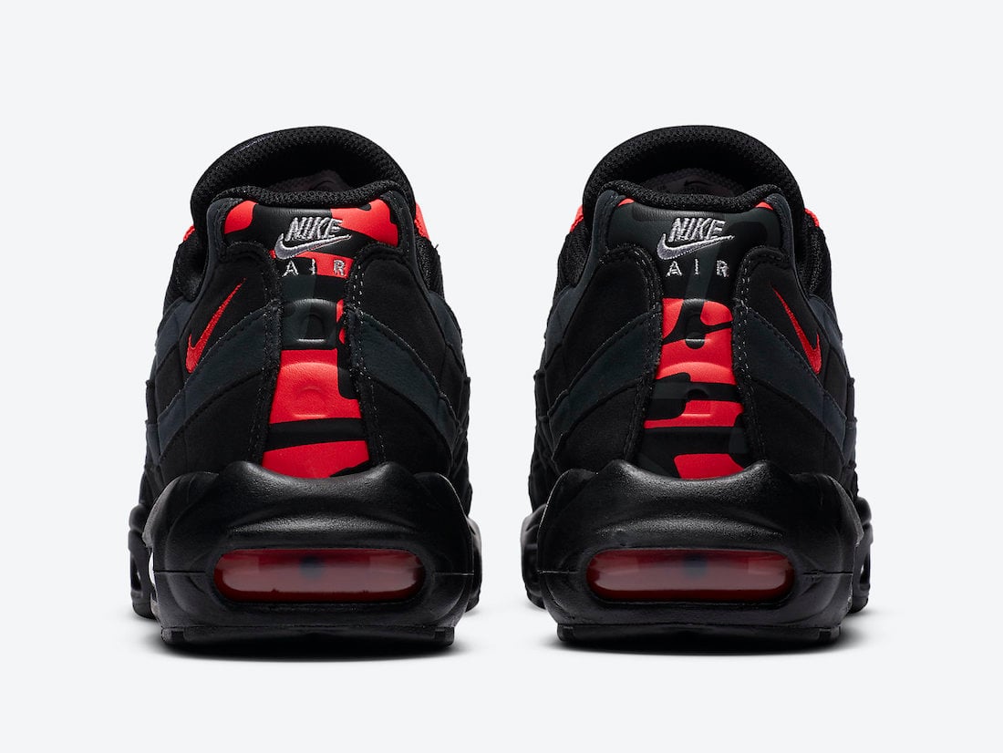 Nike Air Max 95 Black Laser Crimson DA1513-001 Release Date Info
