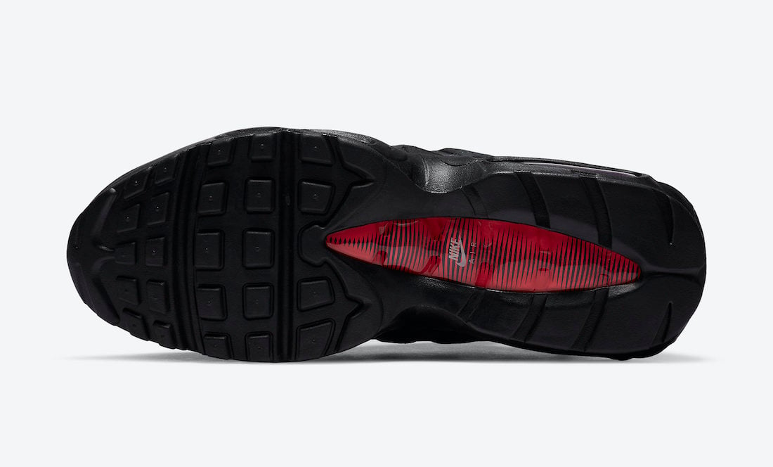Nike Air Max 95 Black Laser Crimson DA1513-001 Release Date Info