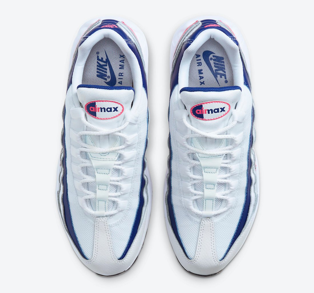 Nike Air Max 95 White Navy Pink DC9210-100 Release Date Info