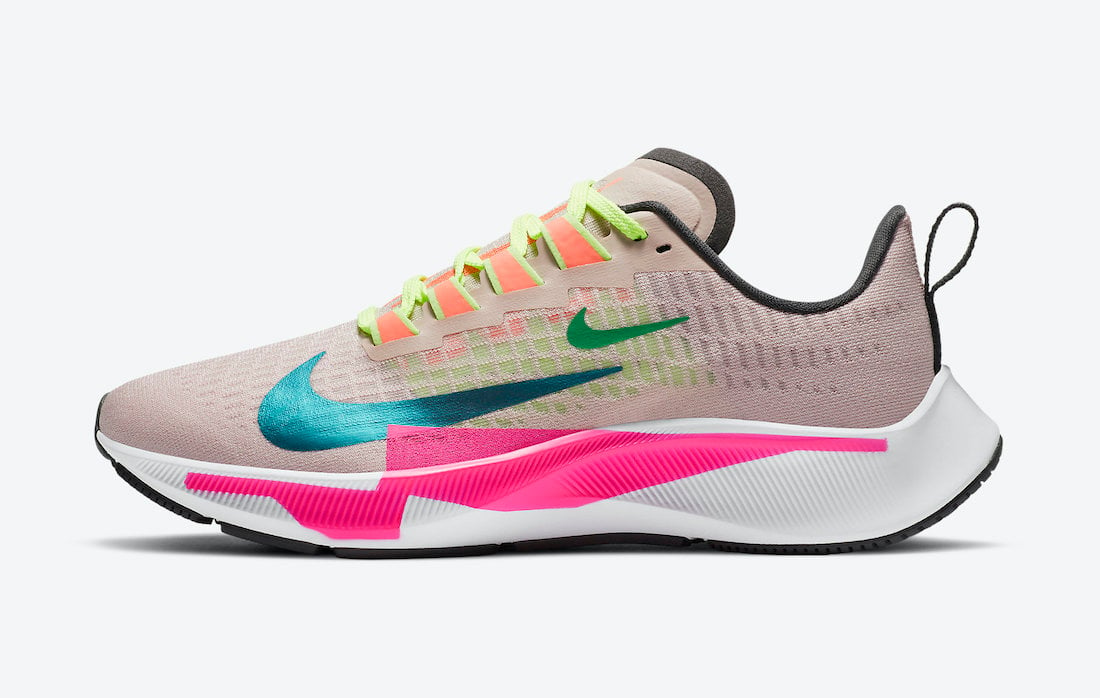 Nike Air Zoom Pegasus 37 Premium Barely Rose Pink Bright Spruce CQ9977-600 Release Date Info