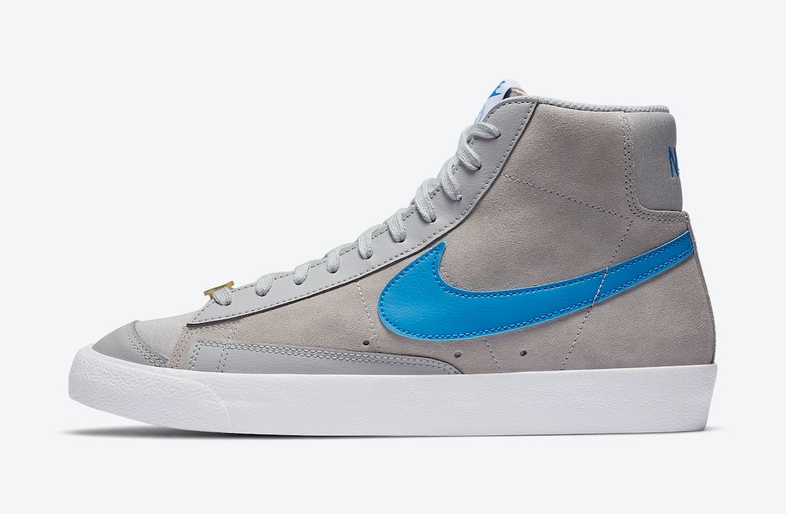 Nike Blazer Mid 77 Grey Fog Light Photo Blue CV8927-001 Release Date Info