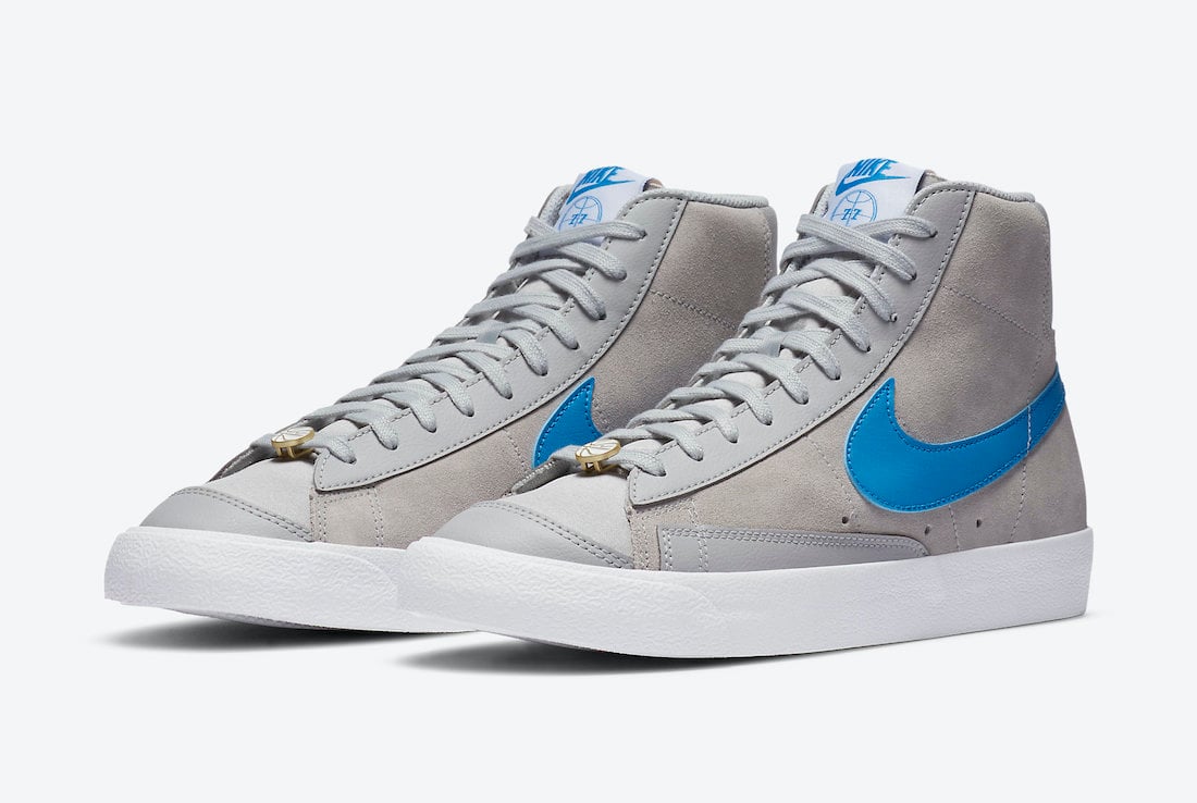 Nike Blazer Mid 77 Grey Fog Light Photo Blue CV8927-001 Release Date Info