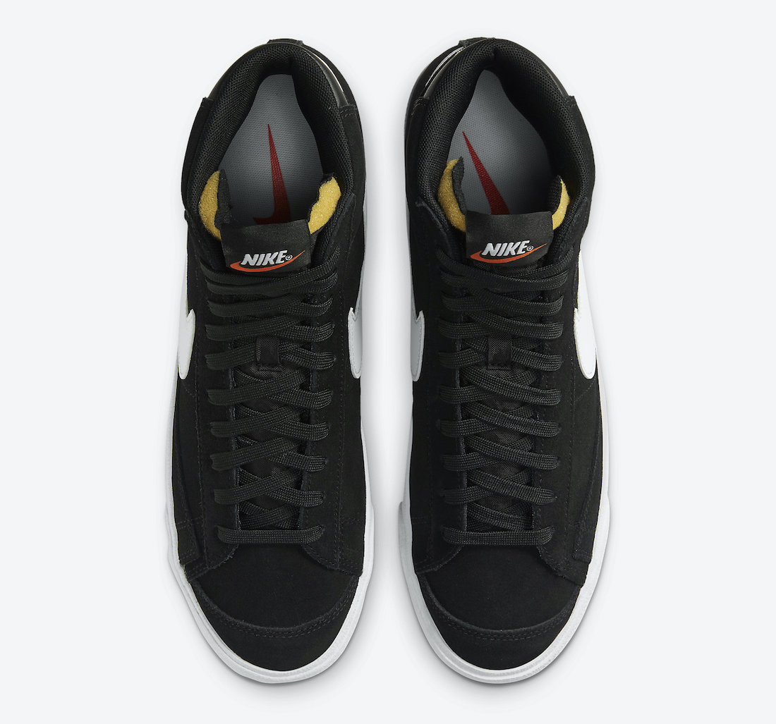 Nike Blazer Mid 77 Suede Black White CI1172-005 Release Date Info
