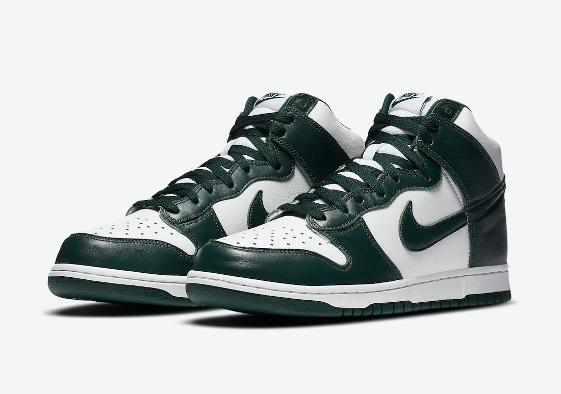 nike sb dunk high green