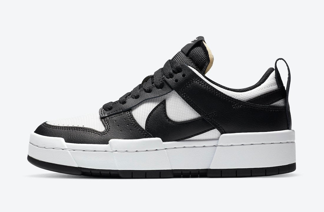 Nike Dunk Low Disrupt Black White CK6654-102 Release Date Info