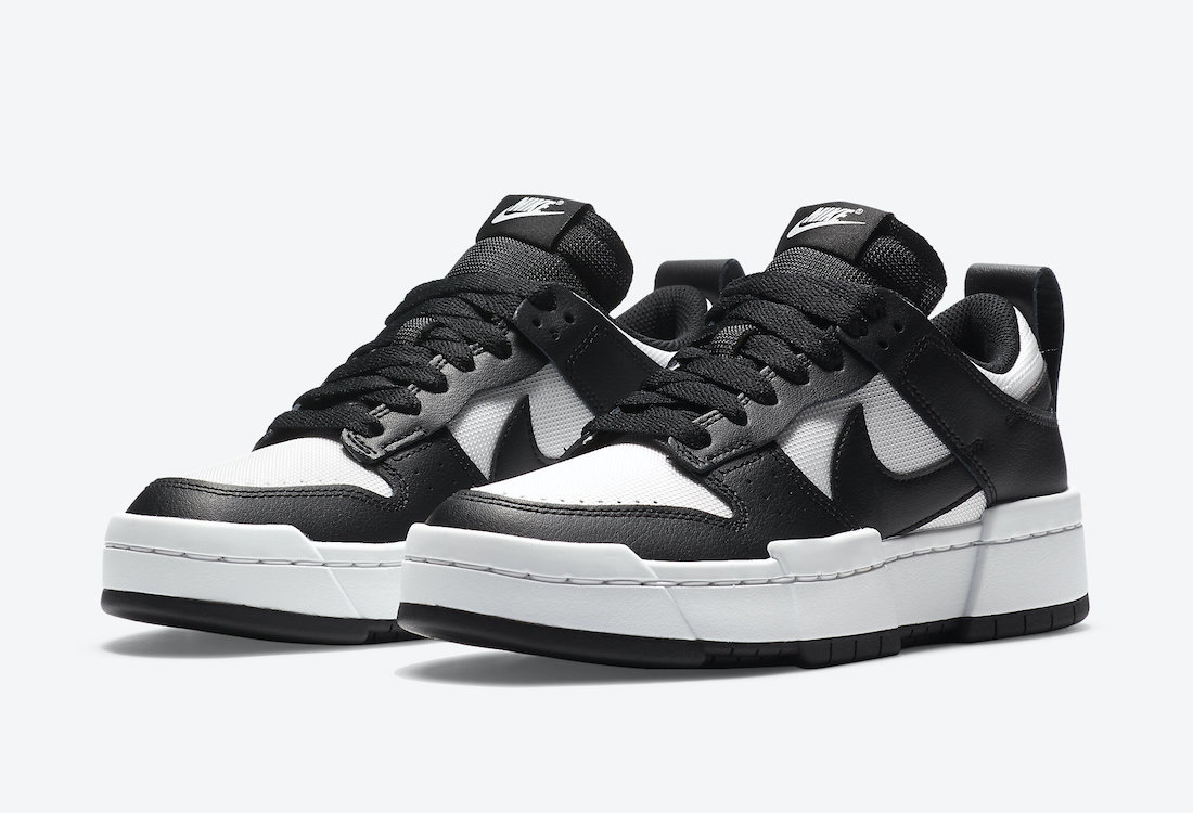 Nike Dunk Low Disrupt ‘Black White’ Official Images