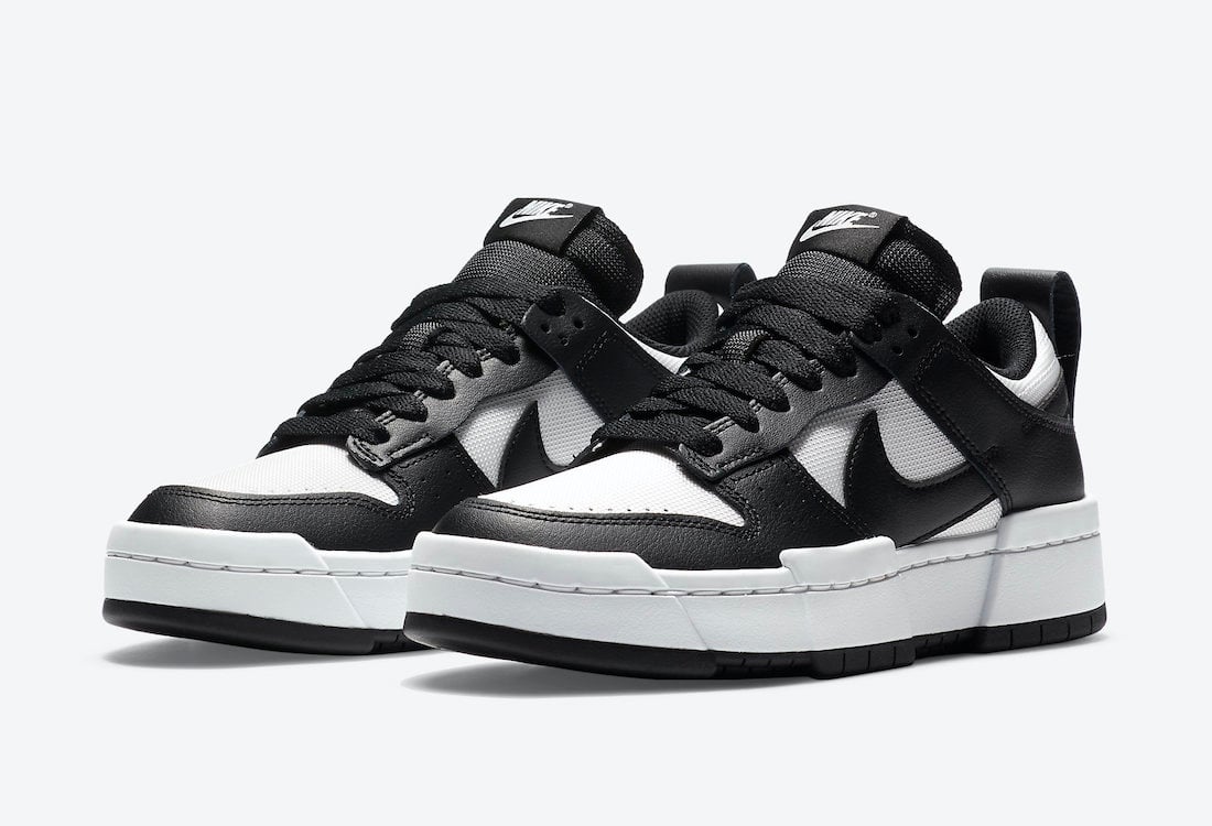 Nike Dunk Low Disrupt Black White CK6654-102 Release Date Info