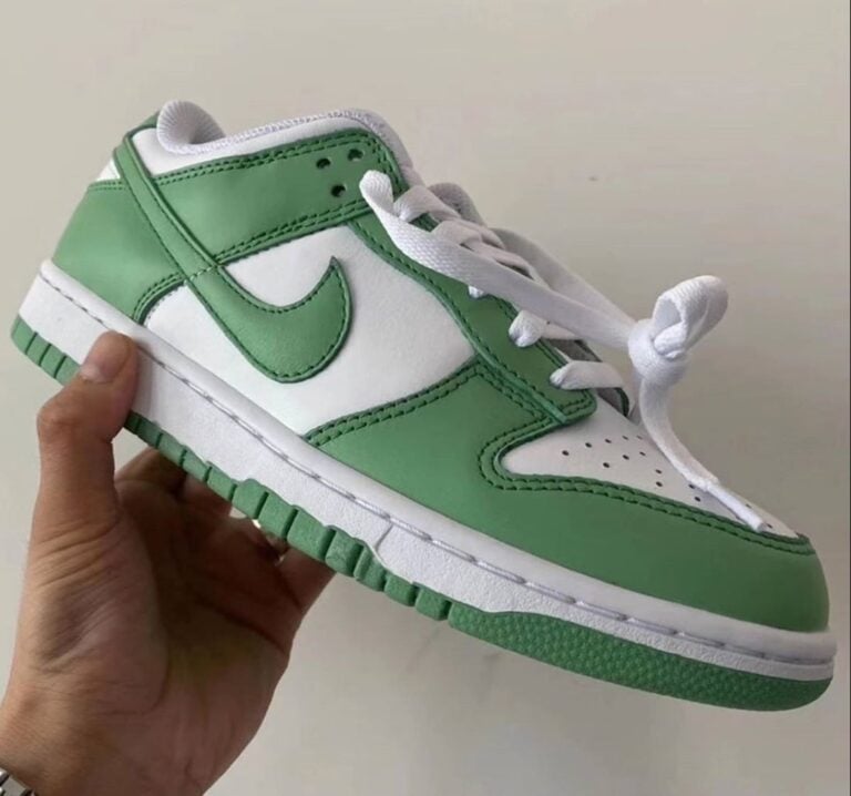 jordan dunk low green glow