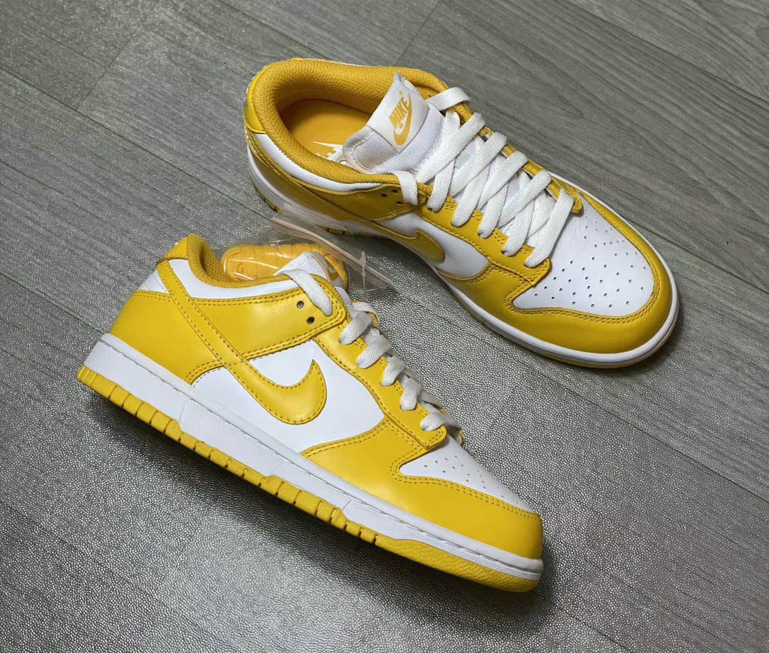 laser orange dunks men's