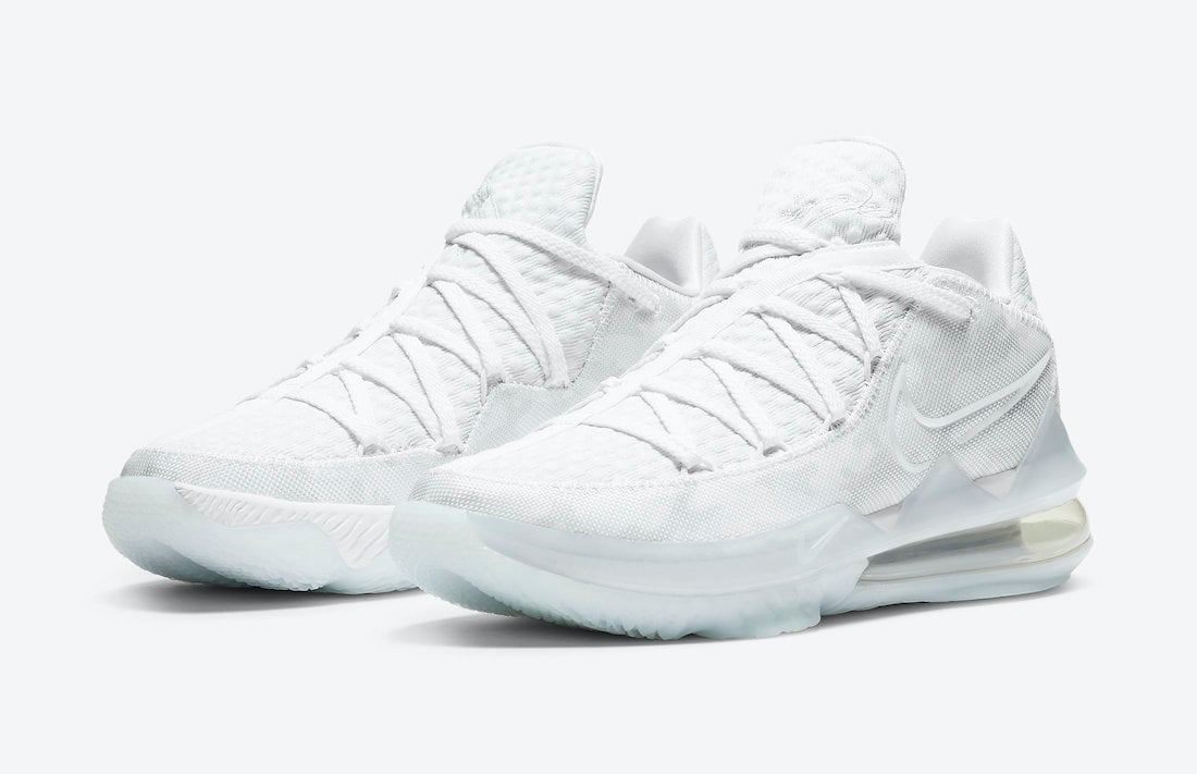 Nike LeBron 17 Low Triple White Camo CD5007-103 Release Date Info