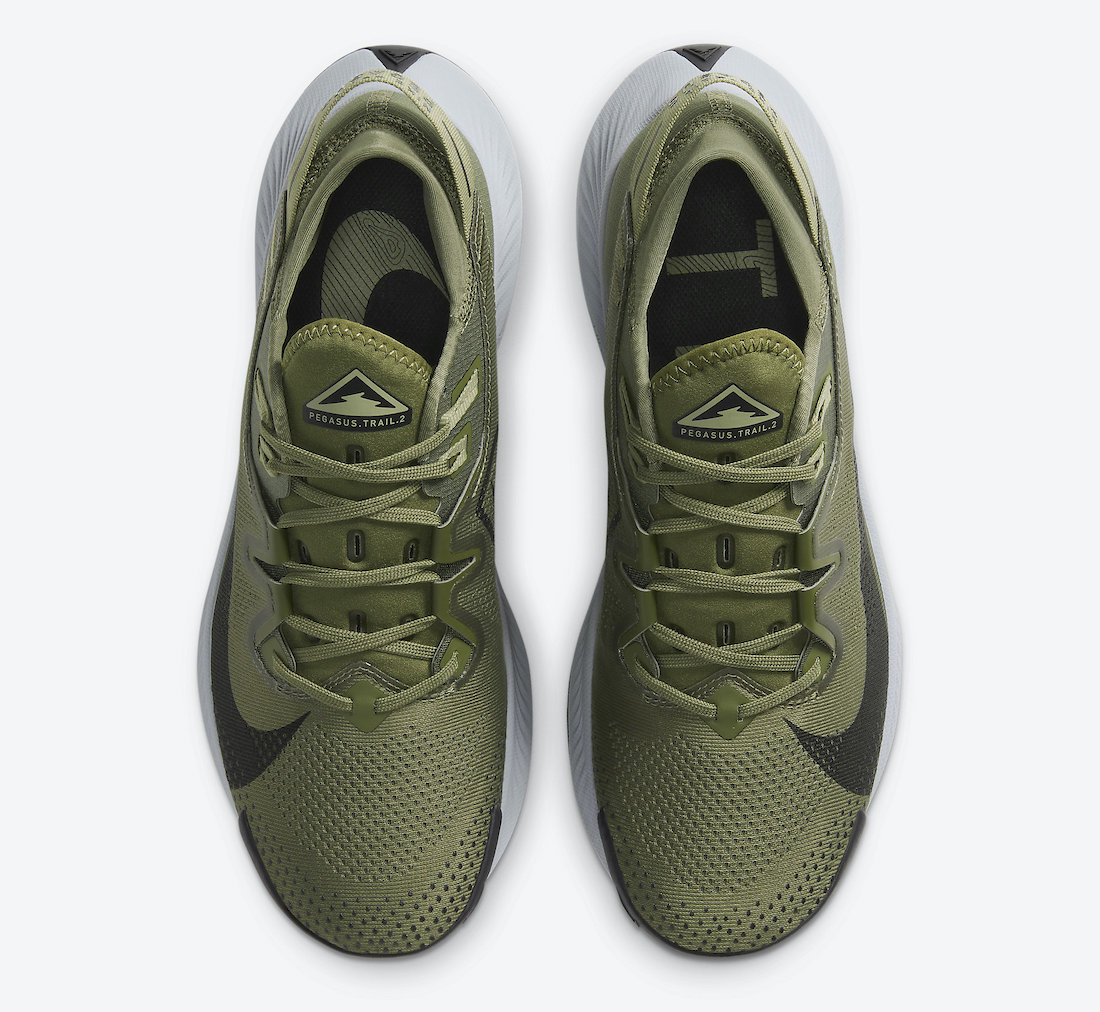 Nike Pegasus Trail 2 Medium Olive CK4305-201 Release Date Info
