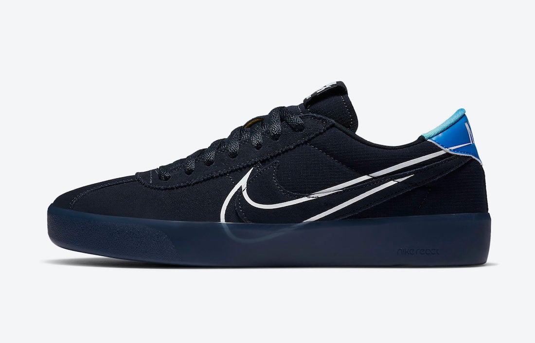 Nike SB Bruin React T Dark Obsidian CV5980-400 Release Date Info