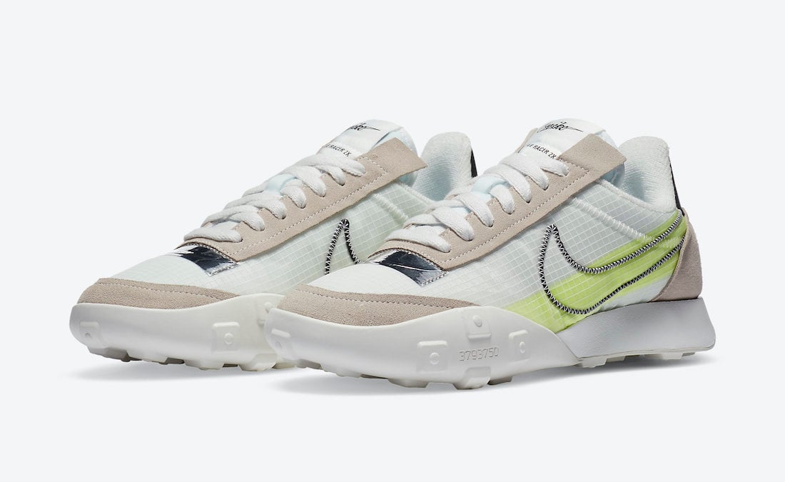 Nike Waffle Racer 2X Summit White Volt DC4467-100 Release Date Info