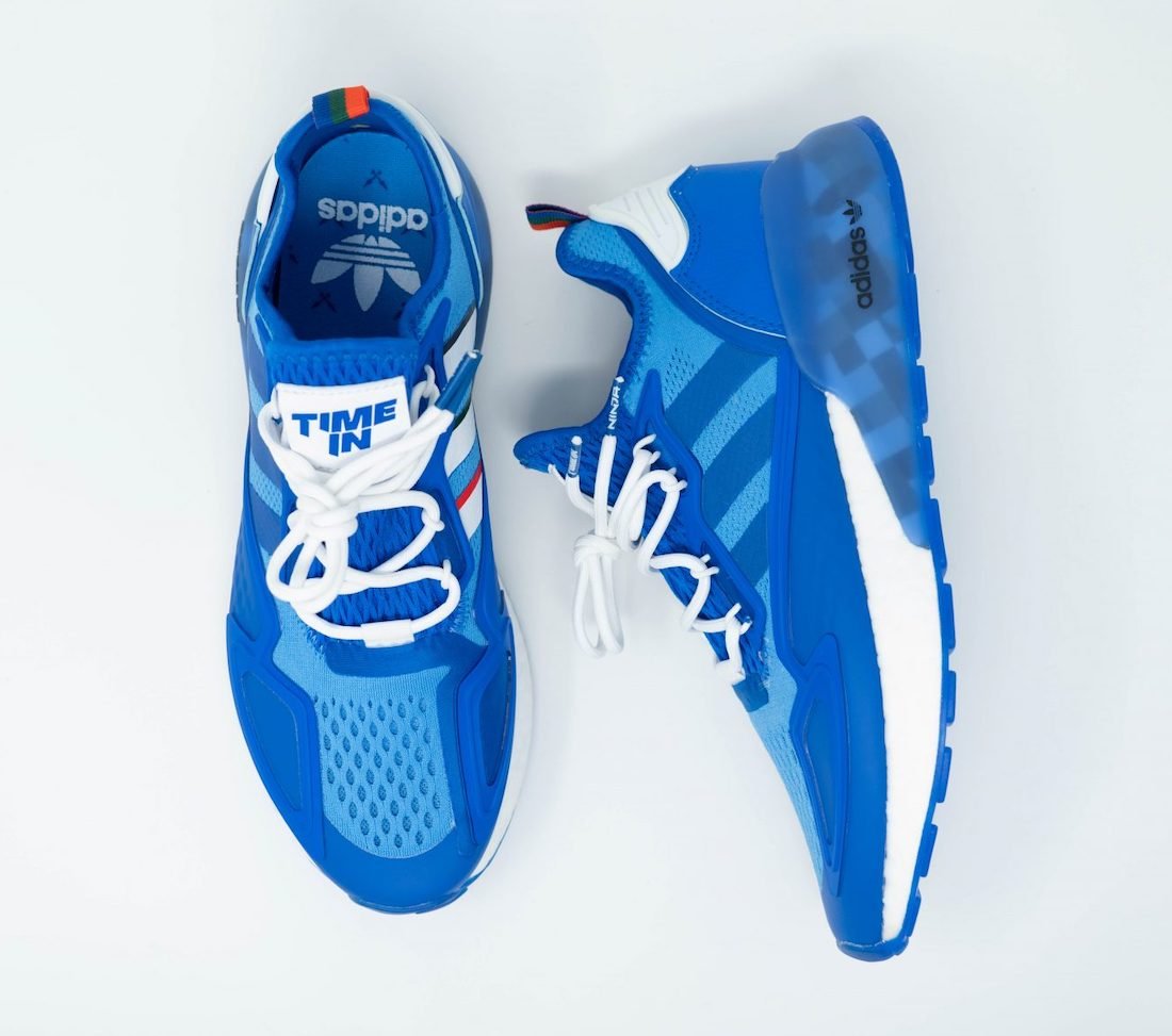 Ninja adidas ZX 2K Boost Hyper Blue FZ1883 Release Date Info