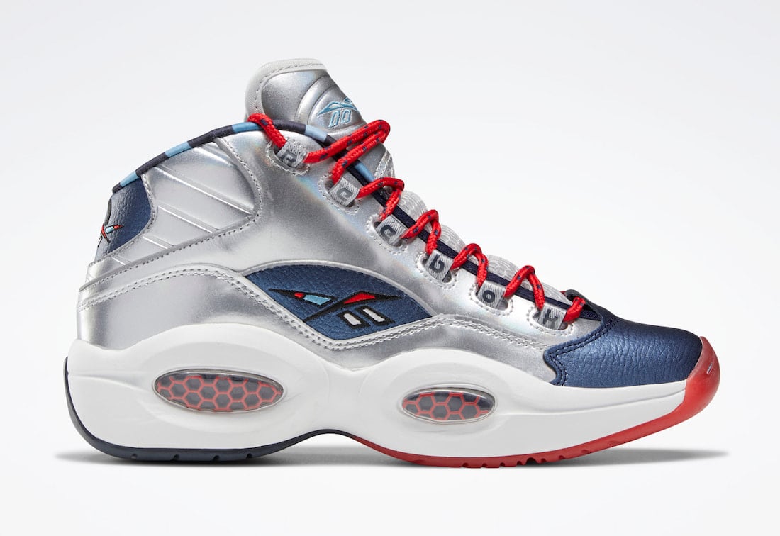 Reebok Question Mid OG Meets OG Silver Navy Red FZ1366 Release Date