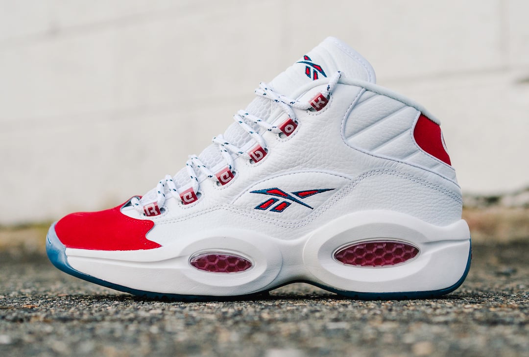 Reebok Question Mid Suede Red Toe 2020 FY1018 Release Date Info