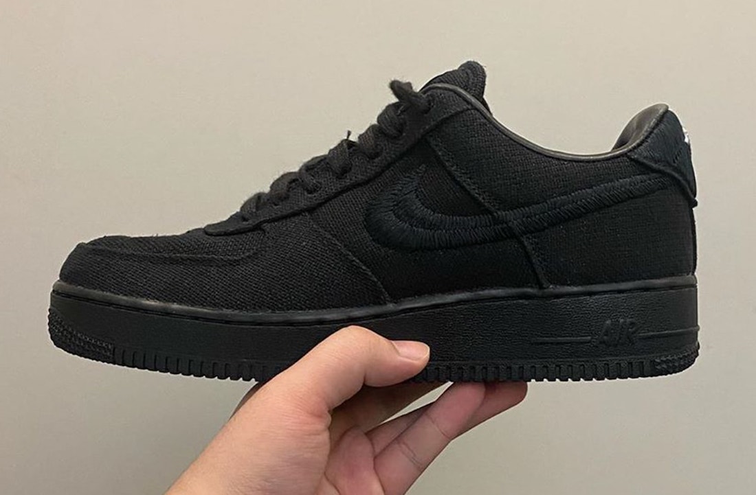 Stussy Nike Air Force 1 Low Black CZ9084-001 Release Date Info