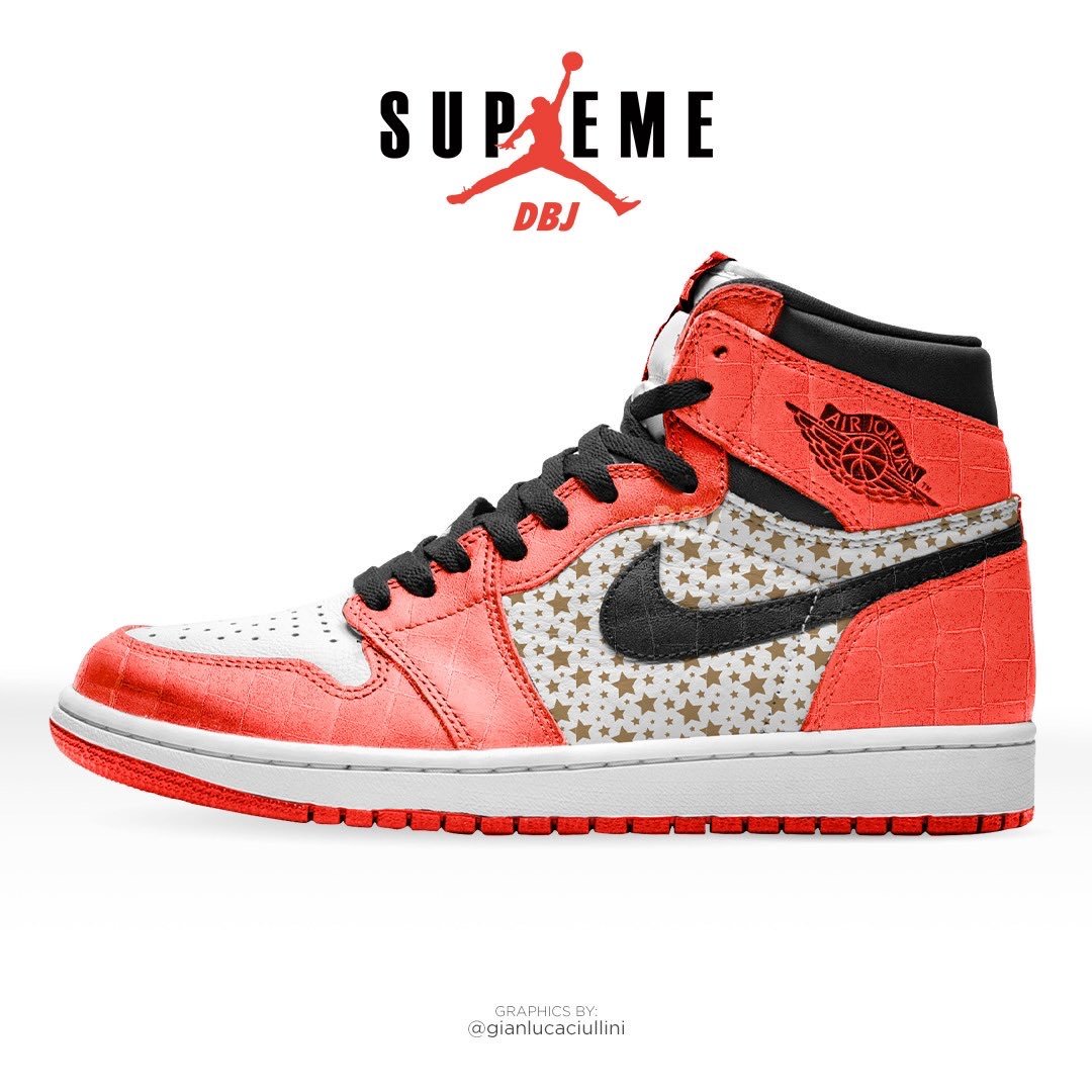 Supreme Air Jordan 1 College Orange